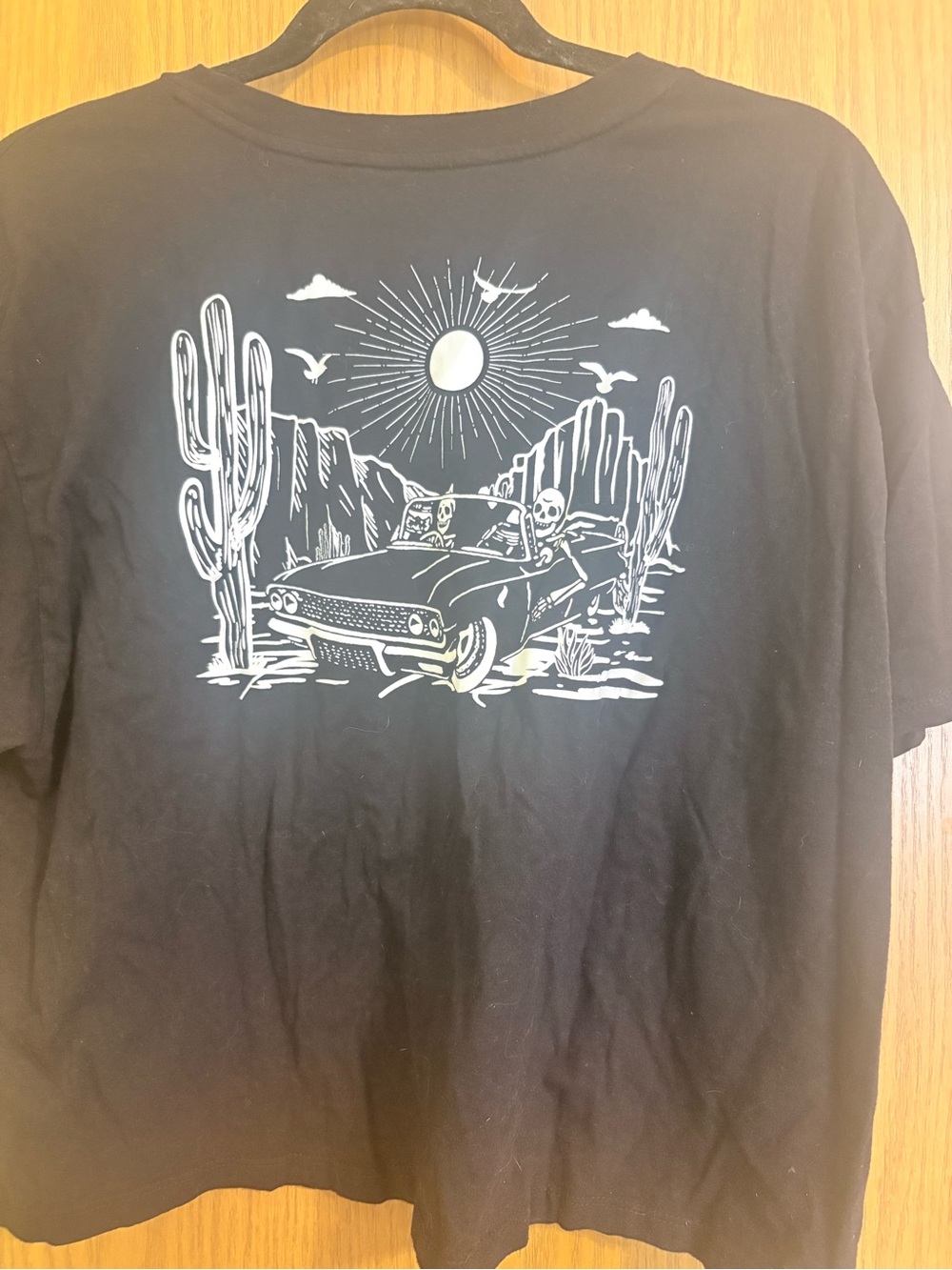 Black Graphic Desert Cruise Men's T‑Shirt